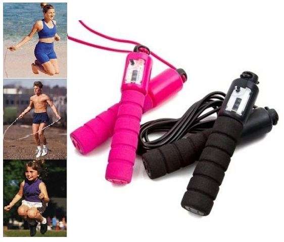 Adjustable Skipping Rope with Counter - Excellent for fitness exercises