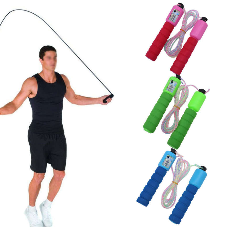 Adjustable Skipping Rope with Counter - Excellent for fitness exercises