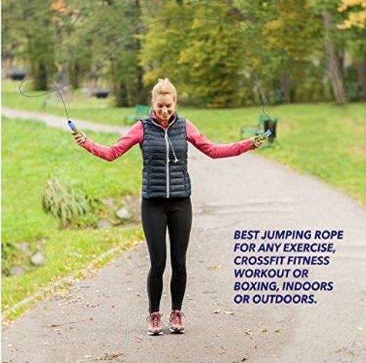 Adjustable Skipping Rope with Counter - Excellent for fitness exercises