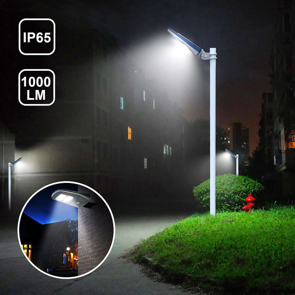 42 LED SOLAR Street or Wall Light, PIR, Motion Sensor, Waterproof with 3 modes