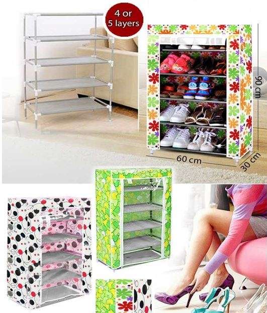 Shoe Storage Rack & Organizer - Portable and Light weight