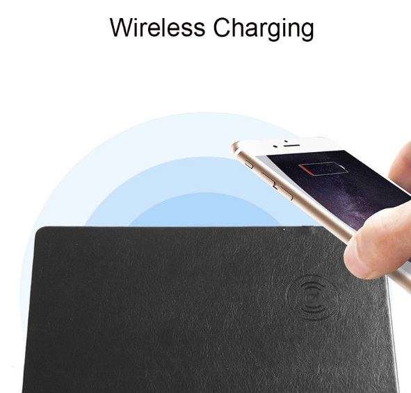 2 in 1 Gaming Mouse Pad & Wireless Charger, Non-slip Base & Secure IC Chip