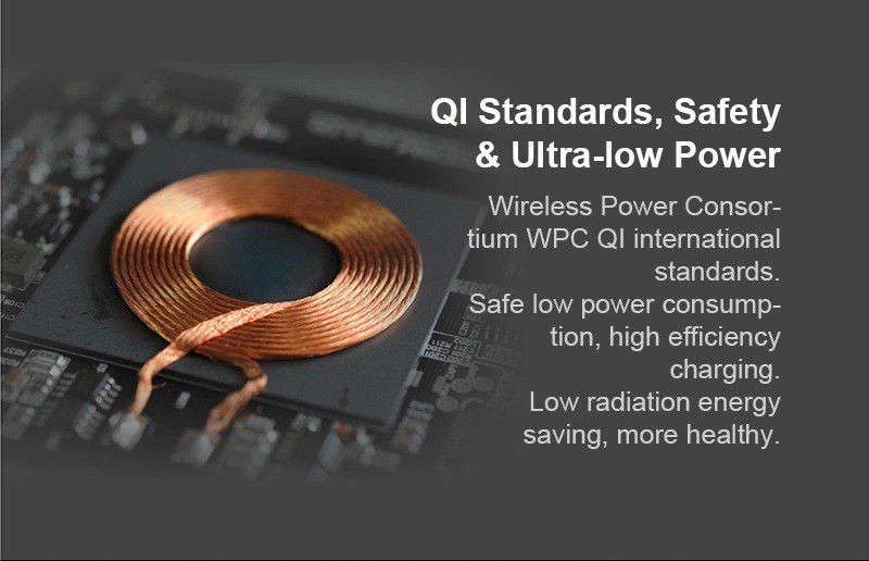 2 in 1 Gaming Mouse Pad & Wireless Charger, Non-slip Base & Secure IC Chip