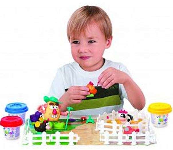 Happy Pasture Dough Play Set for Development of Creativity, Imagination & Hands-on Skills