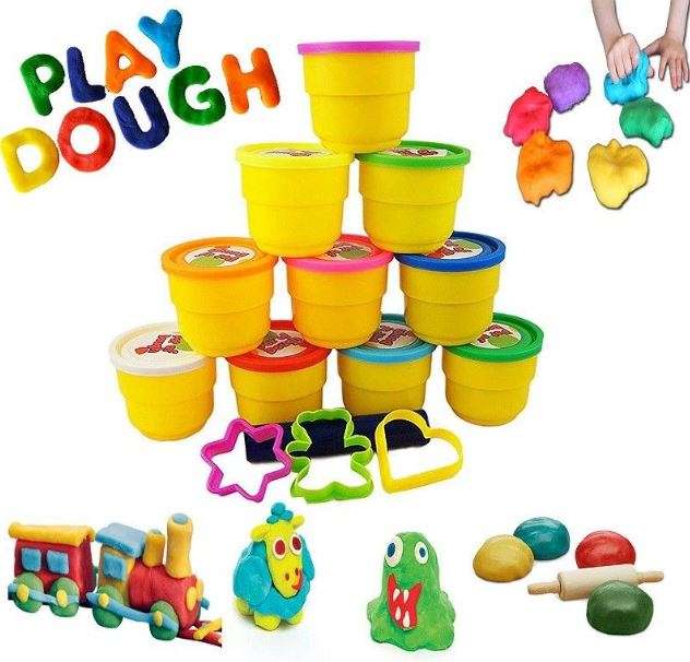 Happy Pasture Dough Play Set for Development of Creativity, Imagination & Hands-on Skills