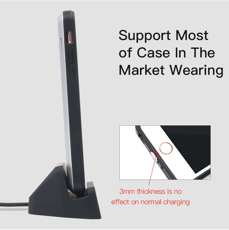 Micro USB Desktop Charger Dock Station & Sync Adapter for Smart Phones, Android, Type C or IOS