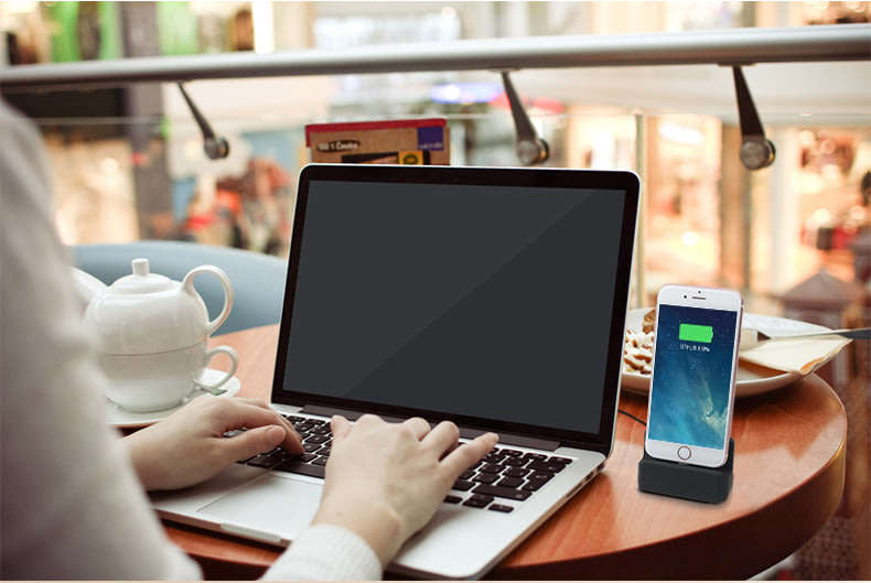 Micro USB Desktop Charger Dock Station & Sync Adapter for Smart Phones, Android, Type C or IOS