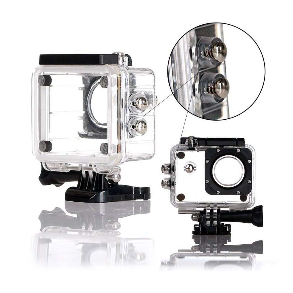 HD Action Sport DVR & Camera - Waterproof, LCD Screen, Side Helmet Mount, Waterproof Casing..