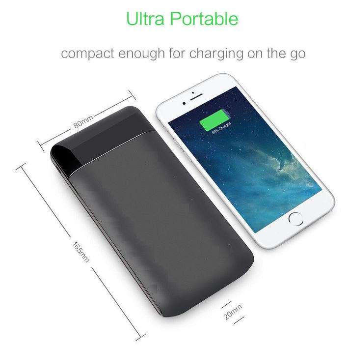 26 800 mAh, 2 USB POWER BANK for Charging of Electronic Devices & LED Flashlight