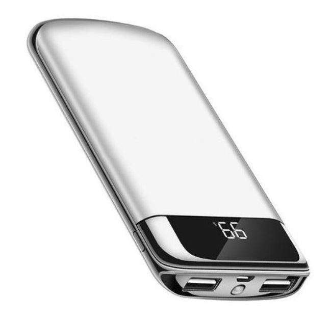 26 800 mAh, 2 USB POWER BANK for Charging of Electronic Devices & LED Flashlight