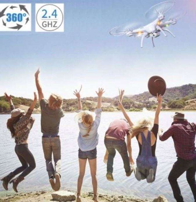 6-Aixs GYRO Remote Control 4CH Quad Copter Drone With LED Lights