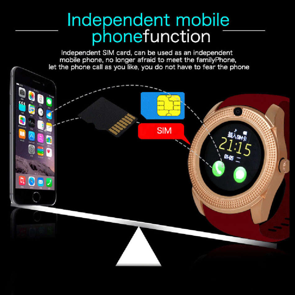NEW All in One Professional Smart Watch - Phone, Fitness Tracker, Camera, Classy Watch etc.