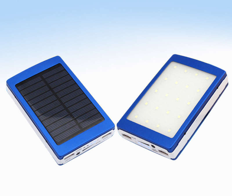 20000mAh Dual USB SOLAR Power Bank & 20 LED Light for all Your Outdoor Activities
