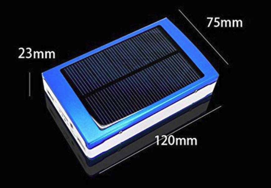 20,000mAh Dual USB SOLAR Power Bank with 20 LED Flash Light for all Your Outdoor Activities