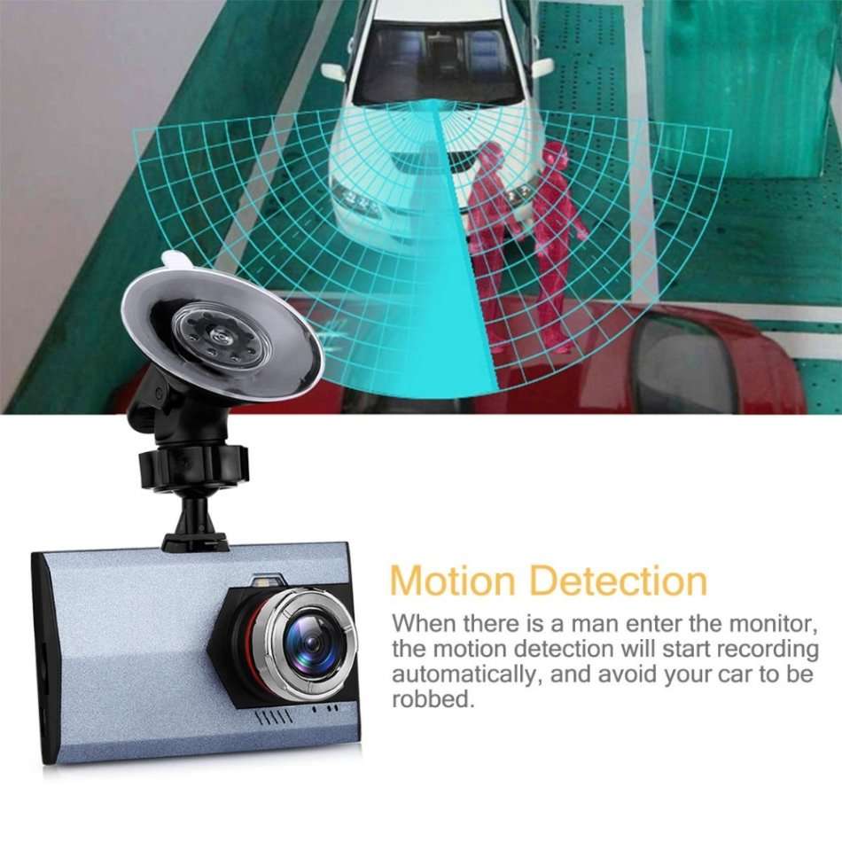 NEW! 3" HD 1090P Car Camera & Video Recorder, G-Sensor, Night Vision, Loop Recording, Motion etc.