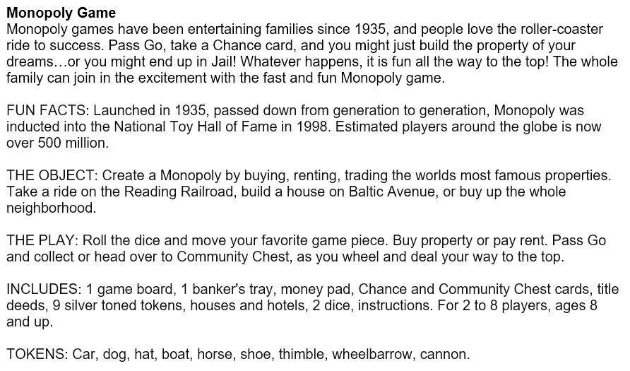 Monopoly - Get the property of your dreams or end up in Jail, an exciting game for the whole family