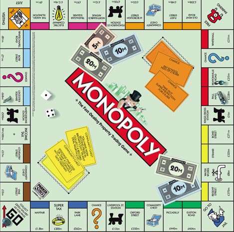 Monopoly - Get the property of your dreams or end up in Jail, an exciting game for the whole family