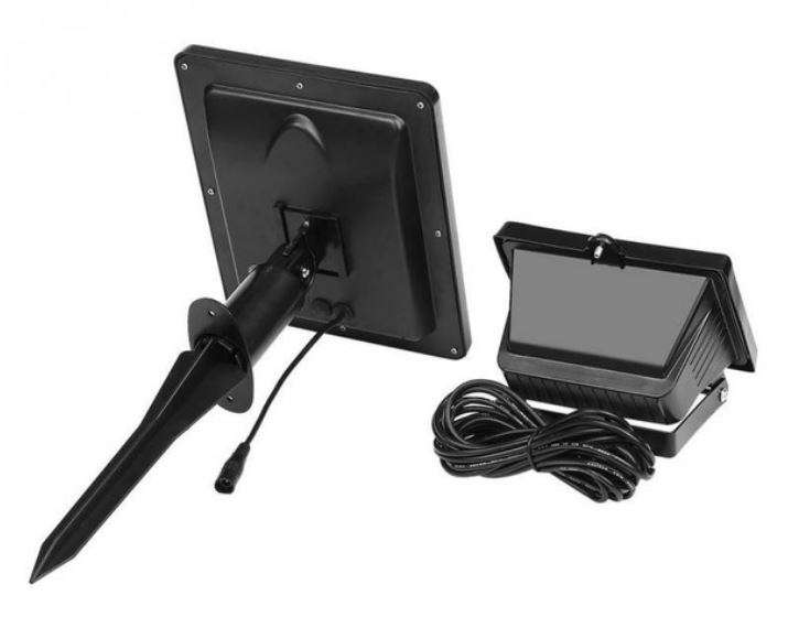 54 LED Solar Flood Light with 5 meter cable, Solar Panel, Solar Panel Bracket, Day & Night Sensor