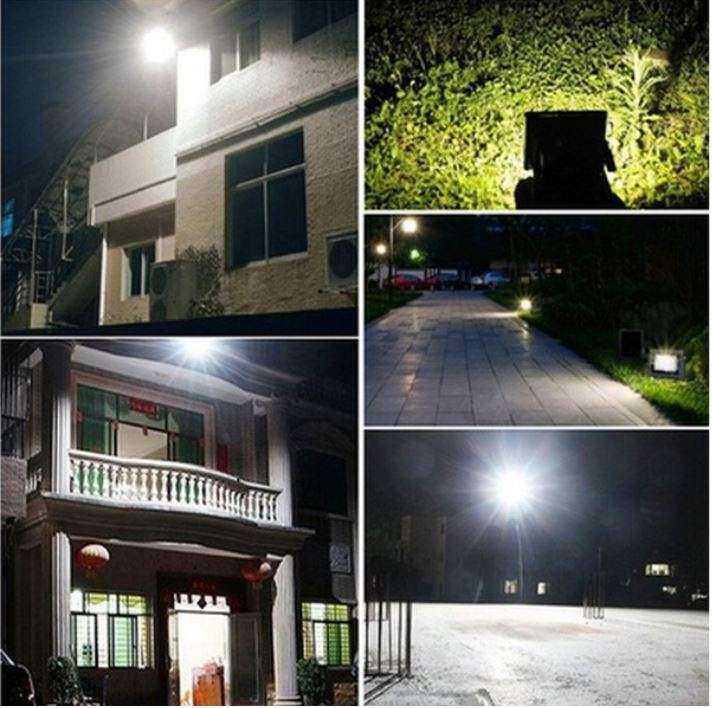 54 LED Solar Flood Light with 5 meter cable, Solar Panel, Solar Panel Bracket, Day & Night Sensor