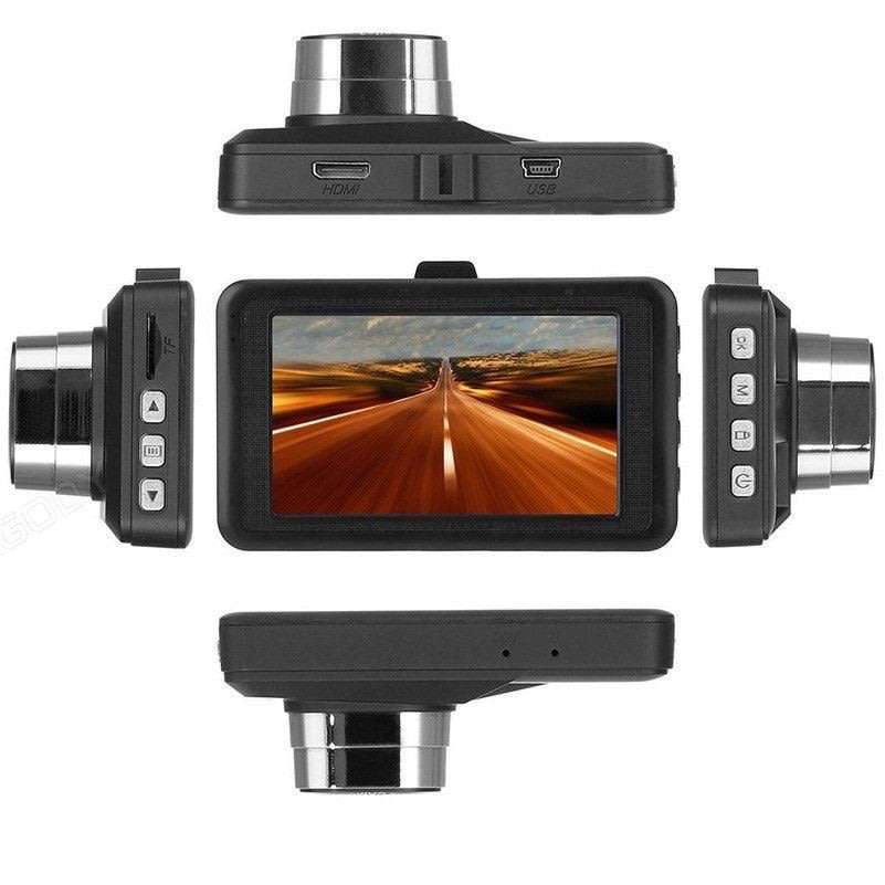 NEW! Full HD 1080P 3" Car Camera & Video Recorder, HDMI Port, 5 MP, Night Vision, G-Sensor