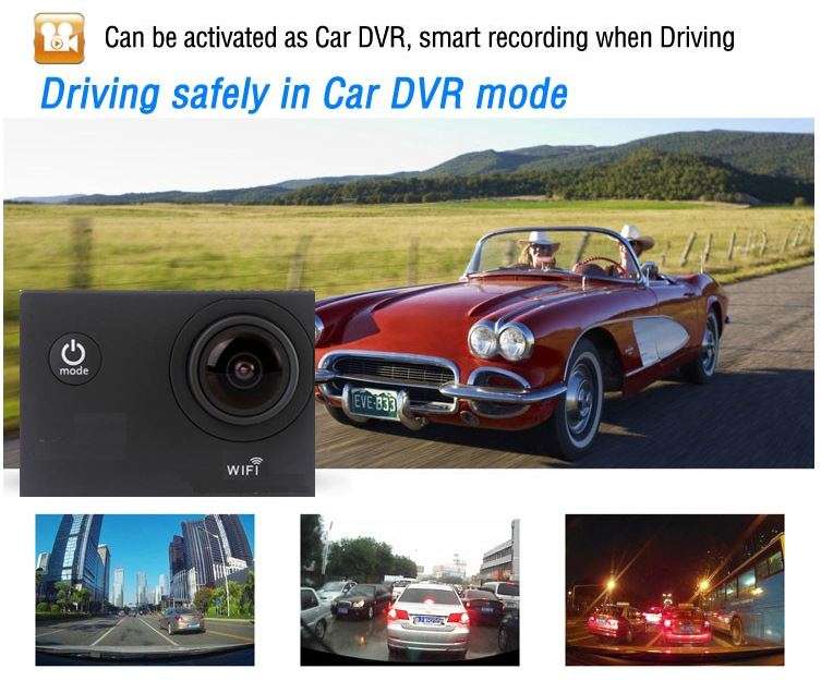 2" Full HD Action Sport Camera - Waterproof, LCD Screen, Side Helmet Mount, Waterproof Casing..