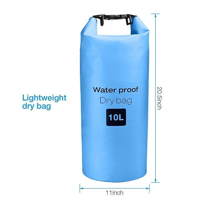 10L Waterproof Backpack, Lightweight, Durable, Foldable with Shoulder Strap