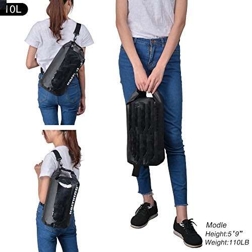 10L Waterproof Backpack, Lightweight, Durable, Foldable with Shoulder Strap