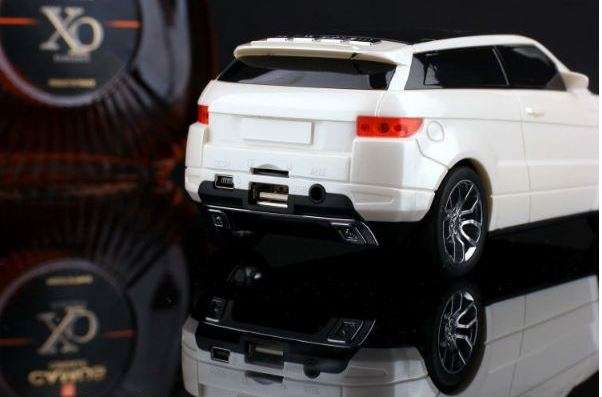 Land Rover Car Shape Bluetooth Speaker & FM Radio With Car Sound & Lights