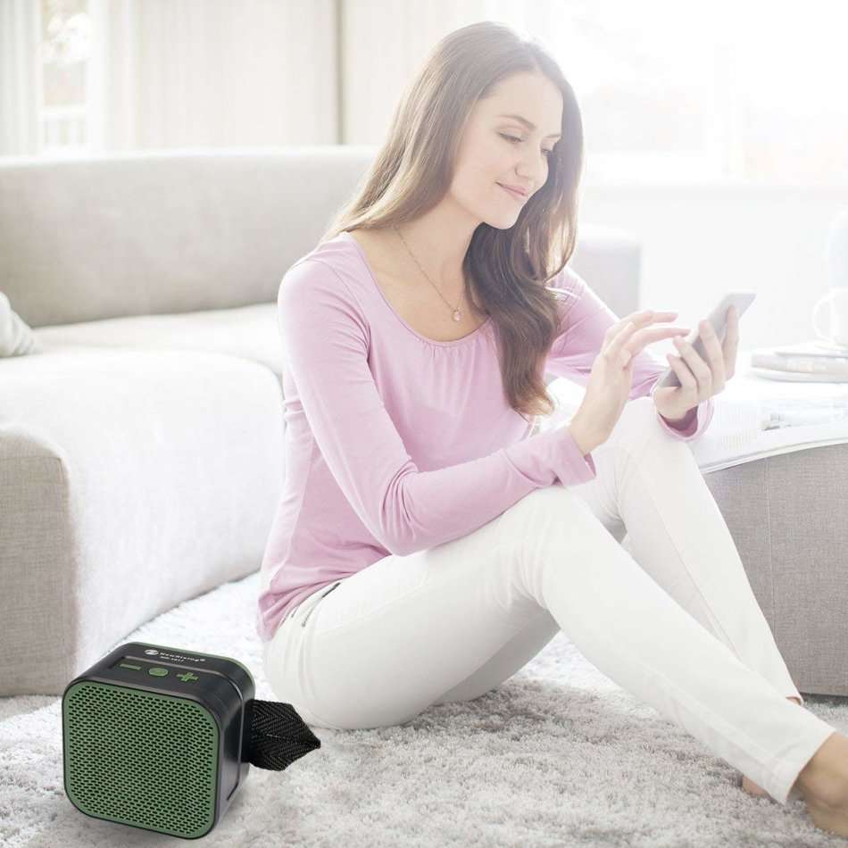 Wireless Bluetooth Speaker with AUX-in, USB, SD, built-in microphone for hand-free calls