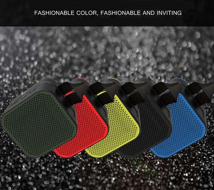 Wireless Bluetooth Speaker with AUX-in, USB, SD, built-in microphone for hand-free calls