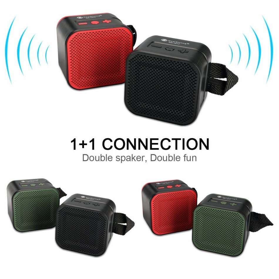Wireless Bluetooth Speaker with AUX-in, USB, SD, built-in microphone for hand-free calls