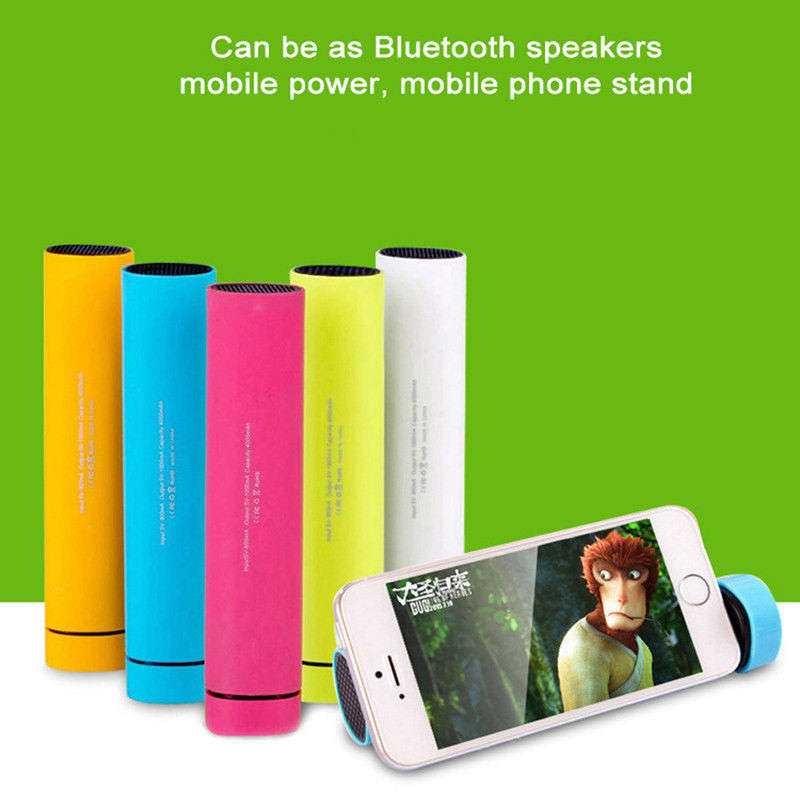 3 in 1 Wireless Bluetooth Speaker, 3000mAh Power Bank & Mobile Phone Stand