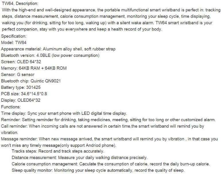 Bluetooth Smartwatch & Fitness Bracelet with Pedometer for Samsung & Android Phones - 3 Colours