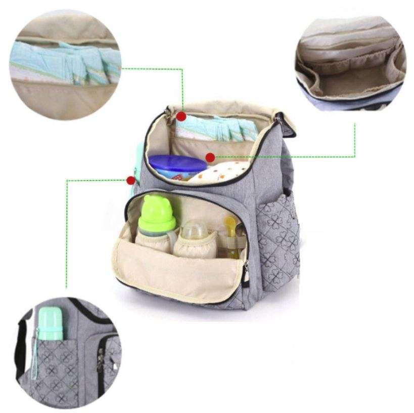 The Ultimate Hands-free Nappy Backpack Bag