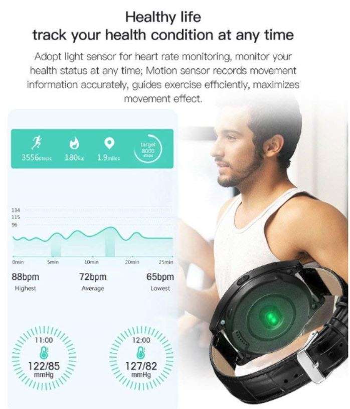 NEW!!! Bluetooth Smart Watch Phone - Monitor Heart Rate, Blood Pressure, Blood Oxygen, Calories