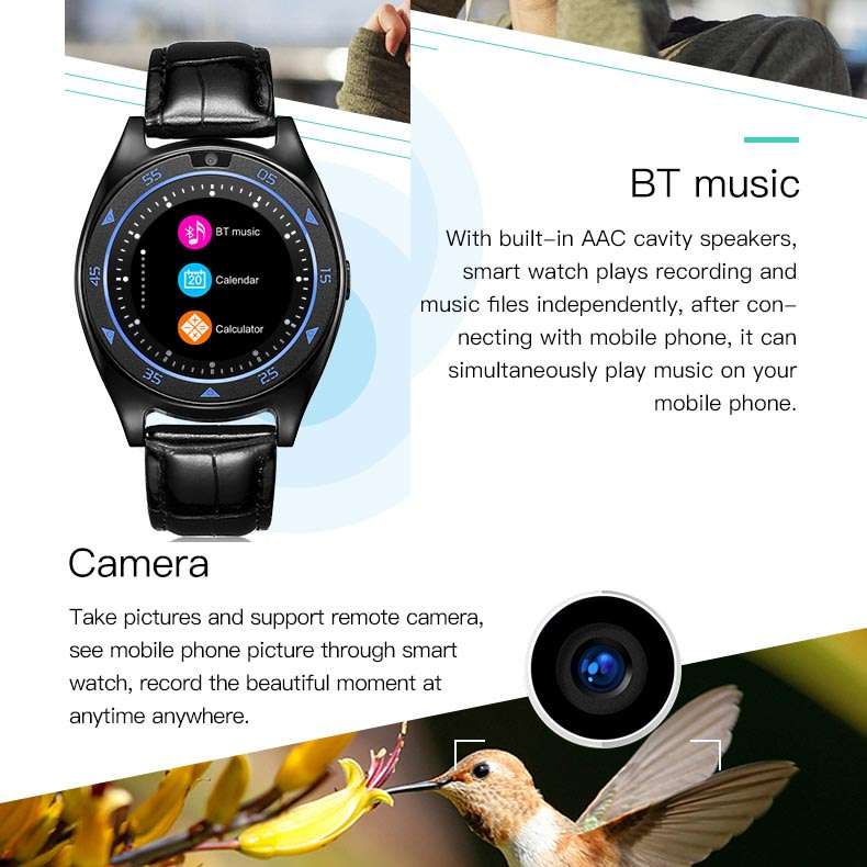NEW!!! Bluetooth Smart Watch Phone - Monitor Heart Rate, Blood Pressure, Blood Oxygen, Calories