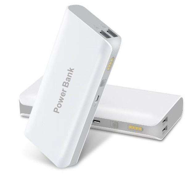20 000mAh Power Bank Dual USB Ports for Charging of Electronic Devices With 5 in 1 Charging Cable