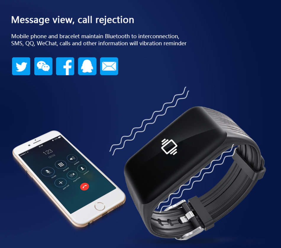 Professional Fitness Smart Watch with Heart Rate Monitor, Exercise Mode, Sleep Monitor etc.