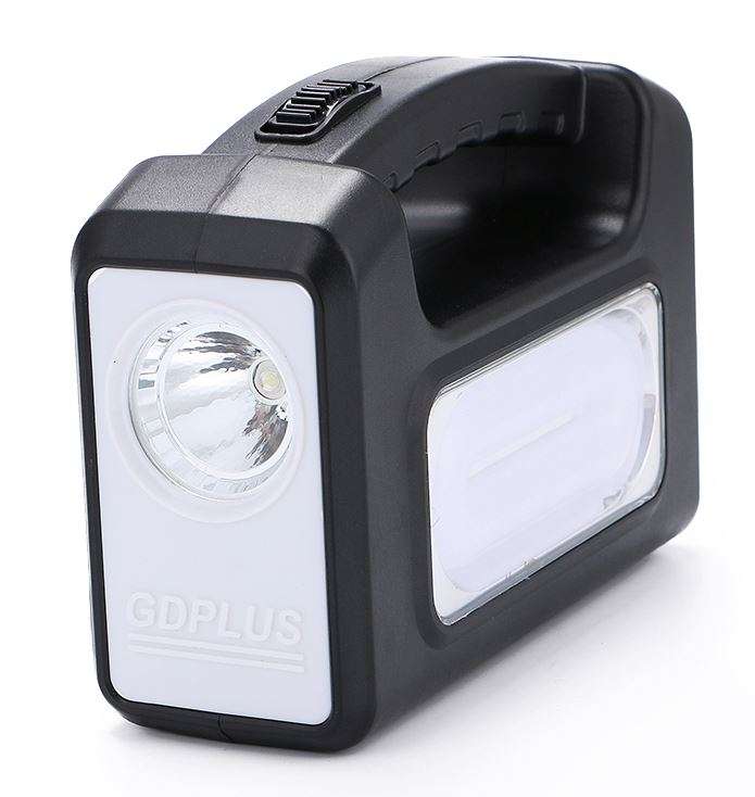 Home Solar System - Battery Control Unit, 3 LED Lamps, Solar Panel, Remote & 10 in 1 Charging Cable