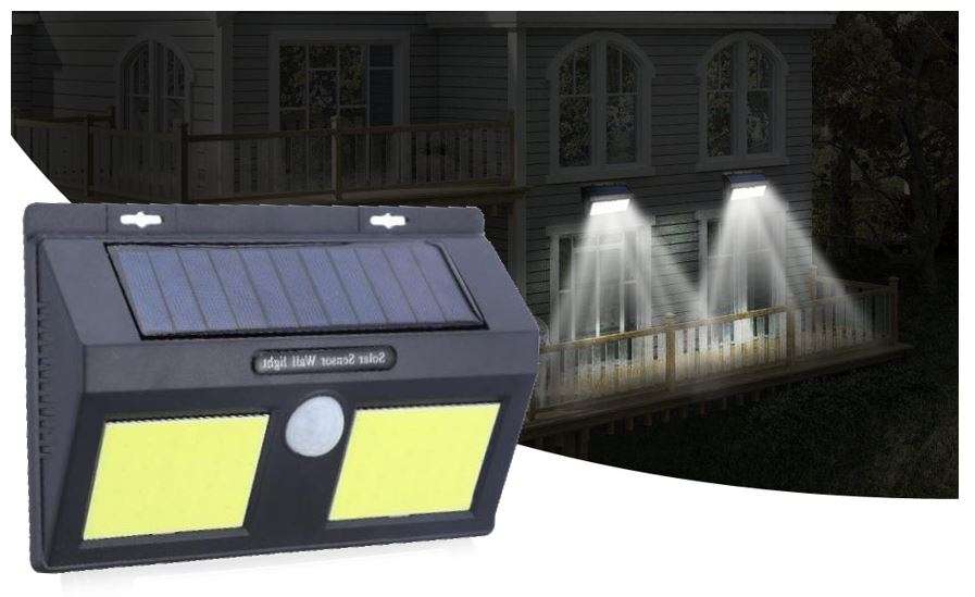 48 LED Solar Power Wall Light, PIR Motion Sensor, Waterproof, Night Sensor LOWEST COURIER FEES