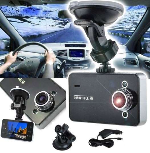 HD Car Camera & Recorder with G-Sensor, Loop Recording, Motion Detection etc.
