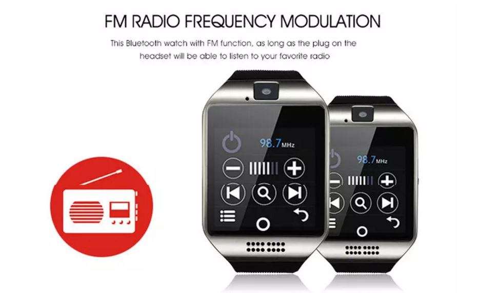 Smart Watch Phone - Supports SIM CARD, Bluetooth, Camera, Sleep Monitor, SD Card, Pedometer etc.