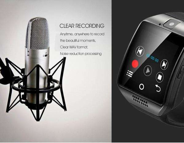 Smart Watch Phone - Supports SIM CARD, Bluetooth, Camera, Sleep Monitor, SD Card, Pedometer etc.