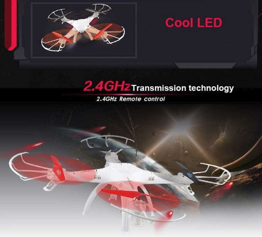 6-Aixs GYRO Remote Control 4CH Drone With LED Lights
