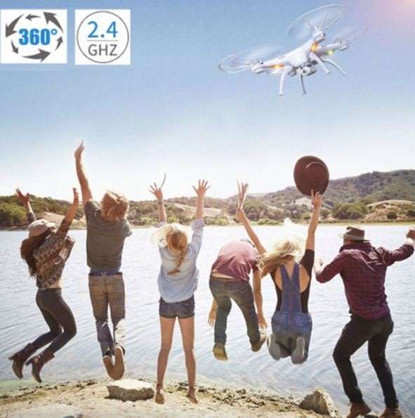 6-Aixs GYRO Remote Control 4CH Drone With LED Lights