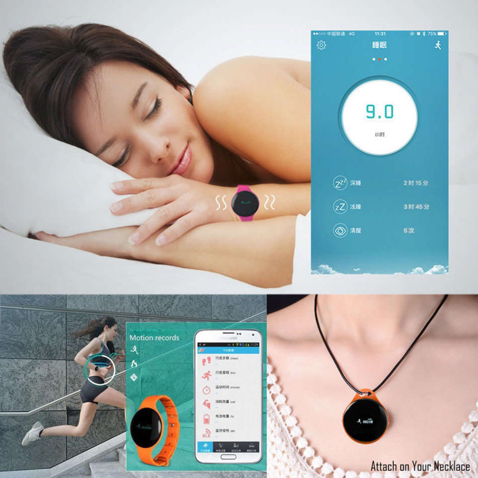 Bluetooth Smart Watch & Fitness Tracker, Pedometer, Calories etc. for Android & iOS Smartphones