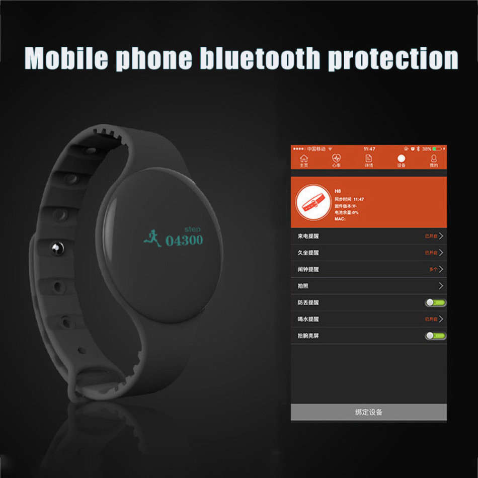 Bluetooth Smart Watch & Fitness Tracker, Pedometer, Calories etc. for Android & iOS Smartphones
