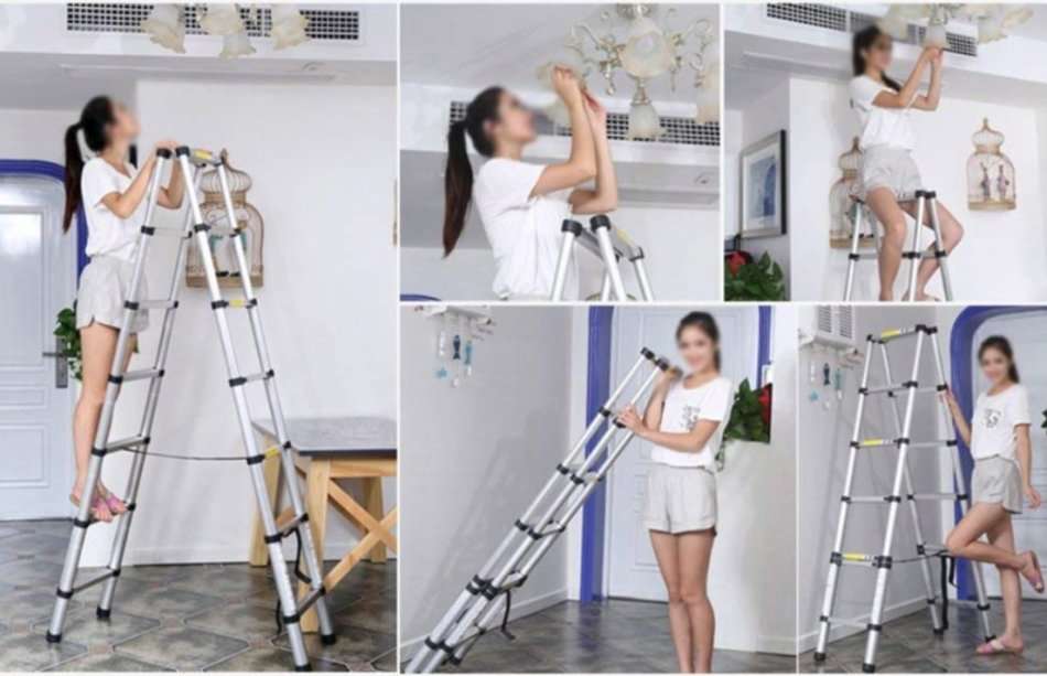2 Meter Multi-Functional Aluminium Telescopic Extension Ladder