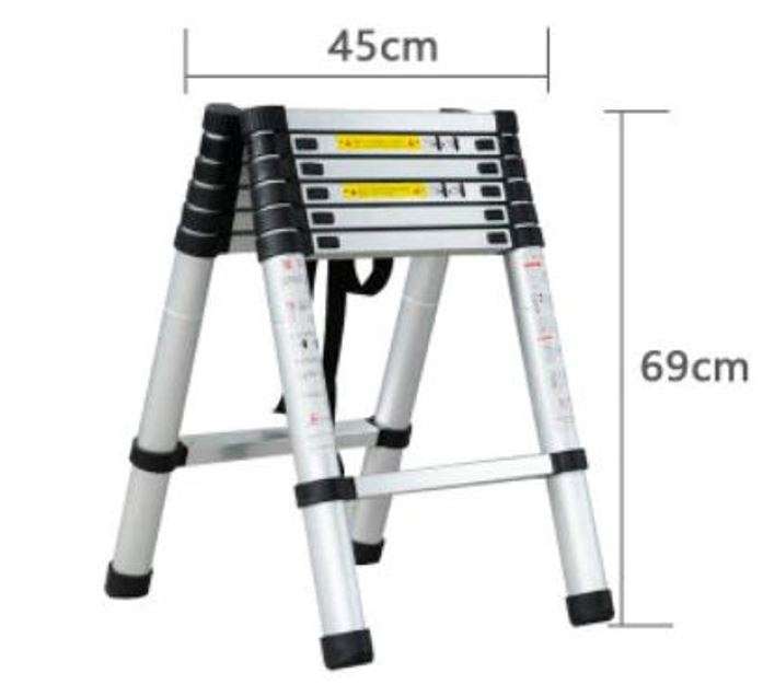 2 Meter Multi-Functional Aluminium Telescopic Extension Ladder