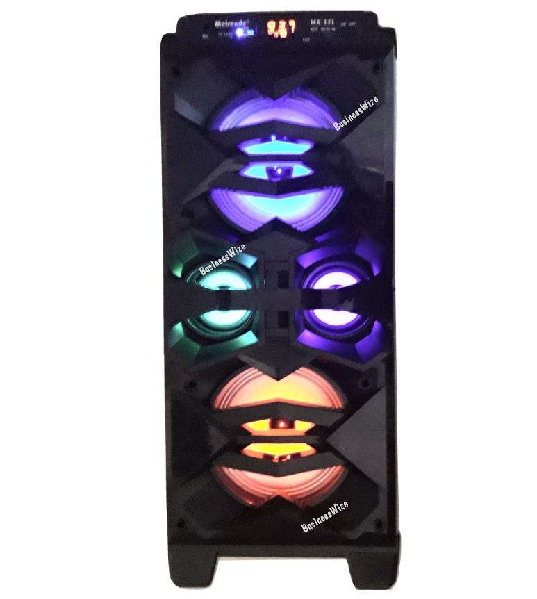 Super Large Bluetooth Karaoke Speaker With Microphone & Remote Support FM Radio, USB, TF, AUX